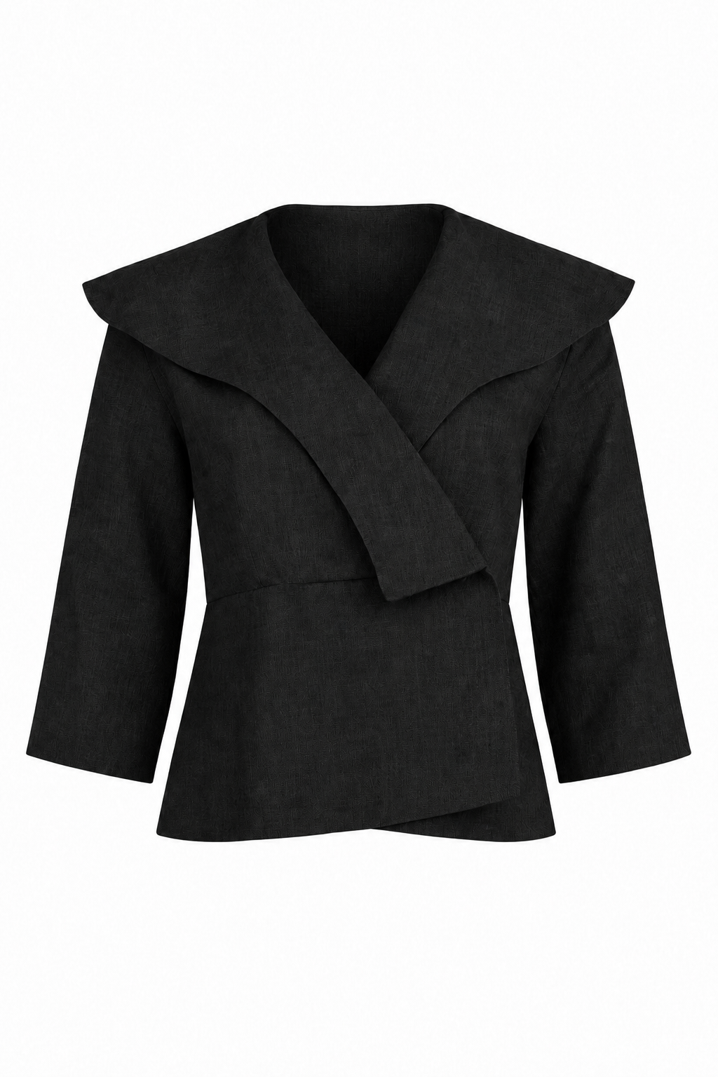 Linen Harbor Jacket - Black
