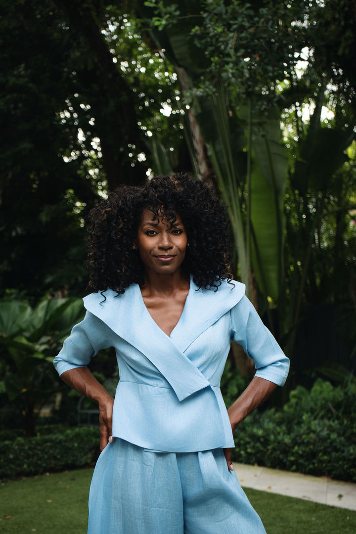 Linen Harbor Jacket - Chambray