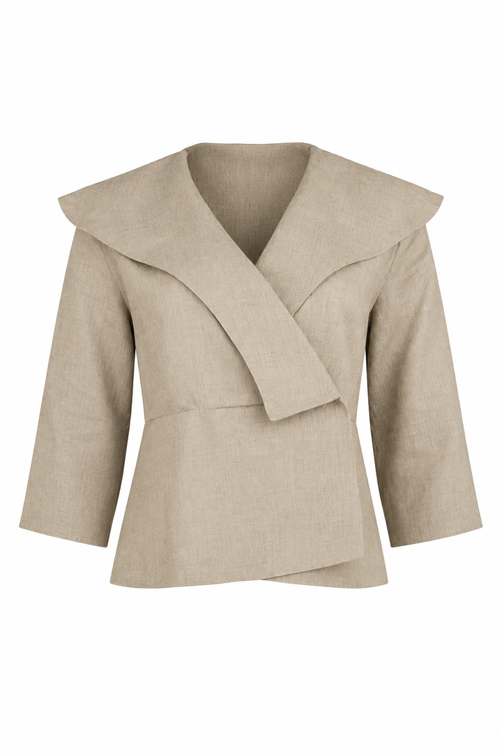 Linen Harbor Jacket - Fawn