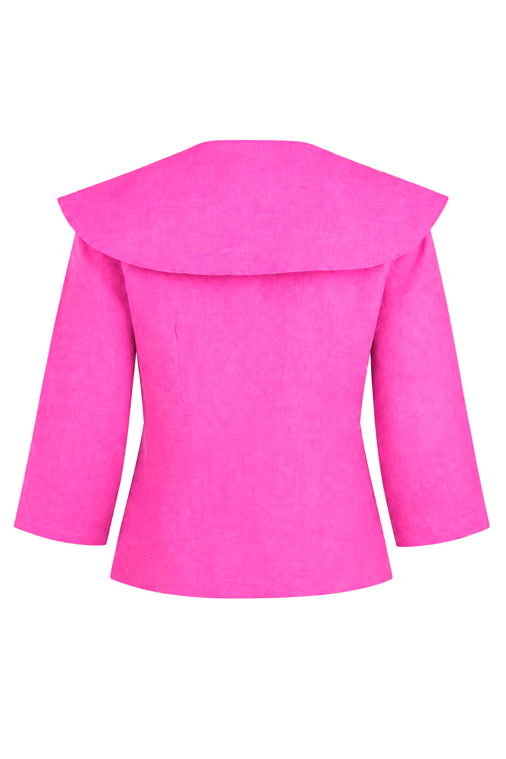 Linen Harbor Jacket - Fuchsia