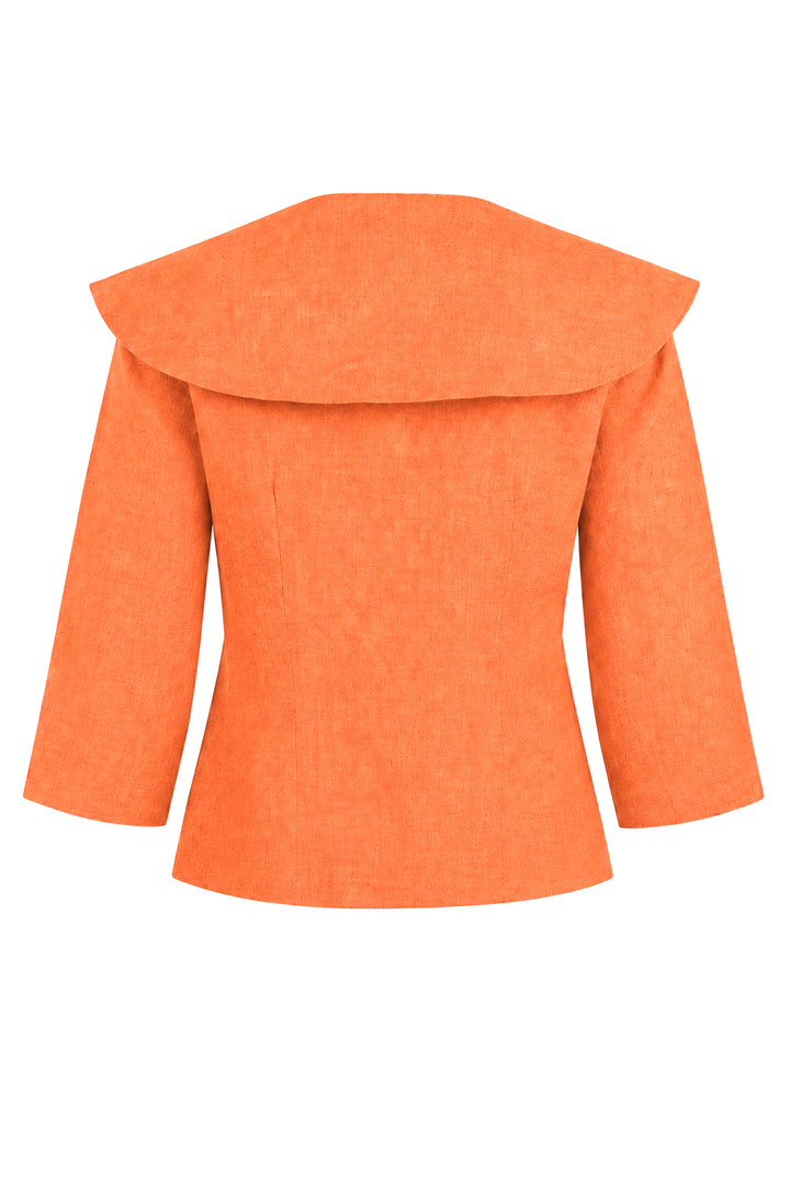 Linen Harbor Jacket - Orange