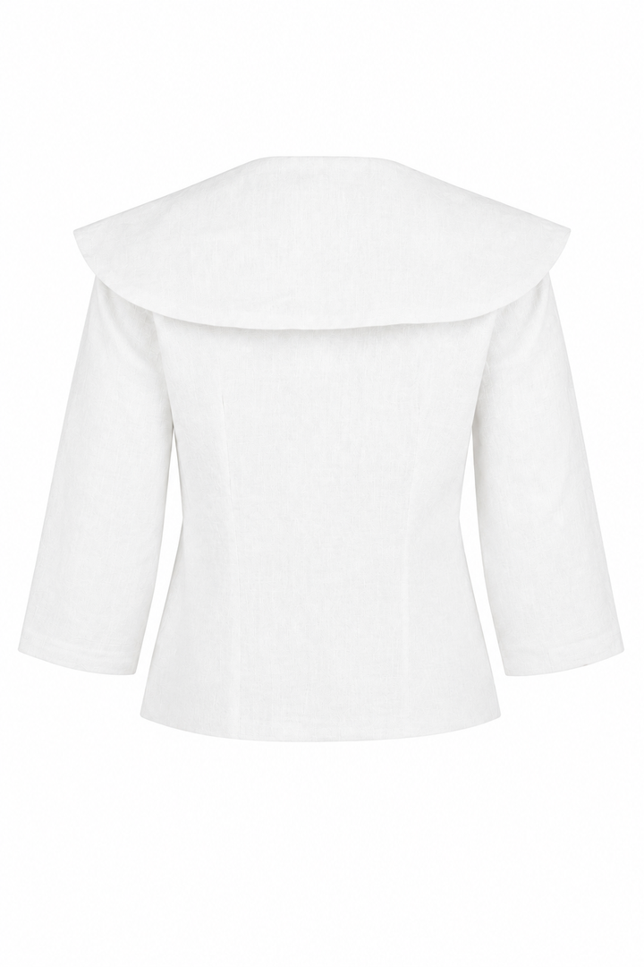 Linen Harbor Jacket - White