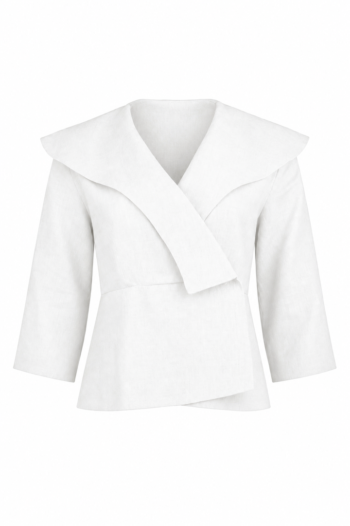 Linen Harbor Jacket - White