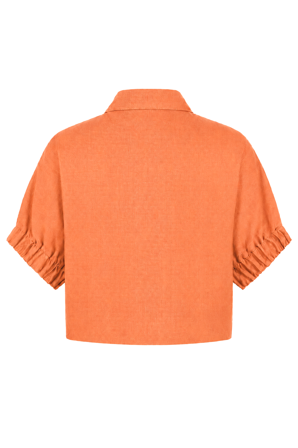 Linen Everyday Crop - Orange