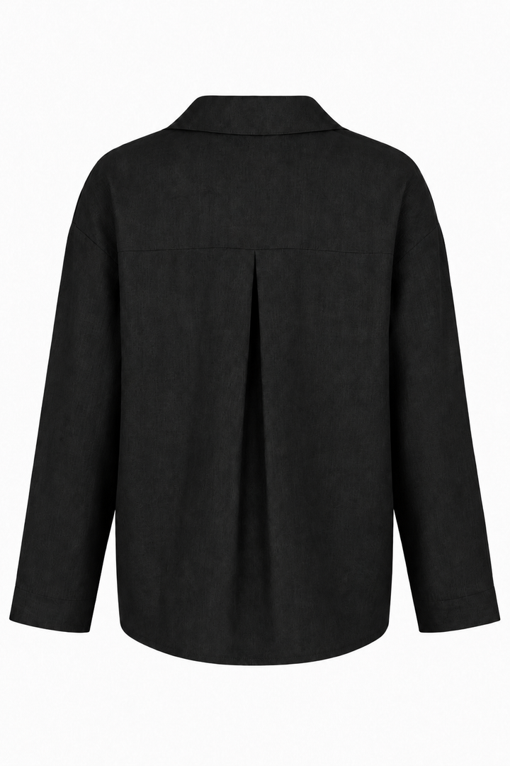 Linen Lina Shirt - Black