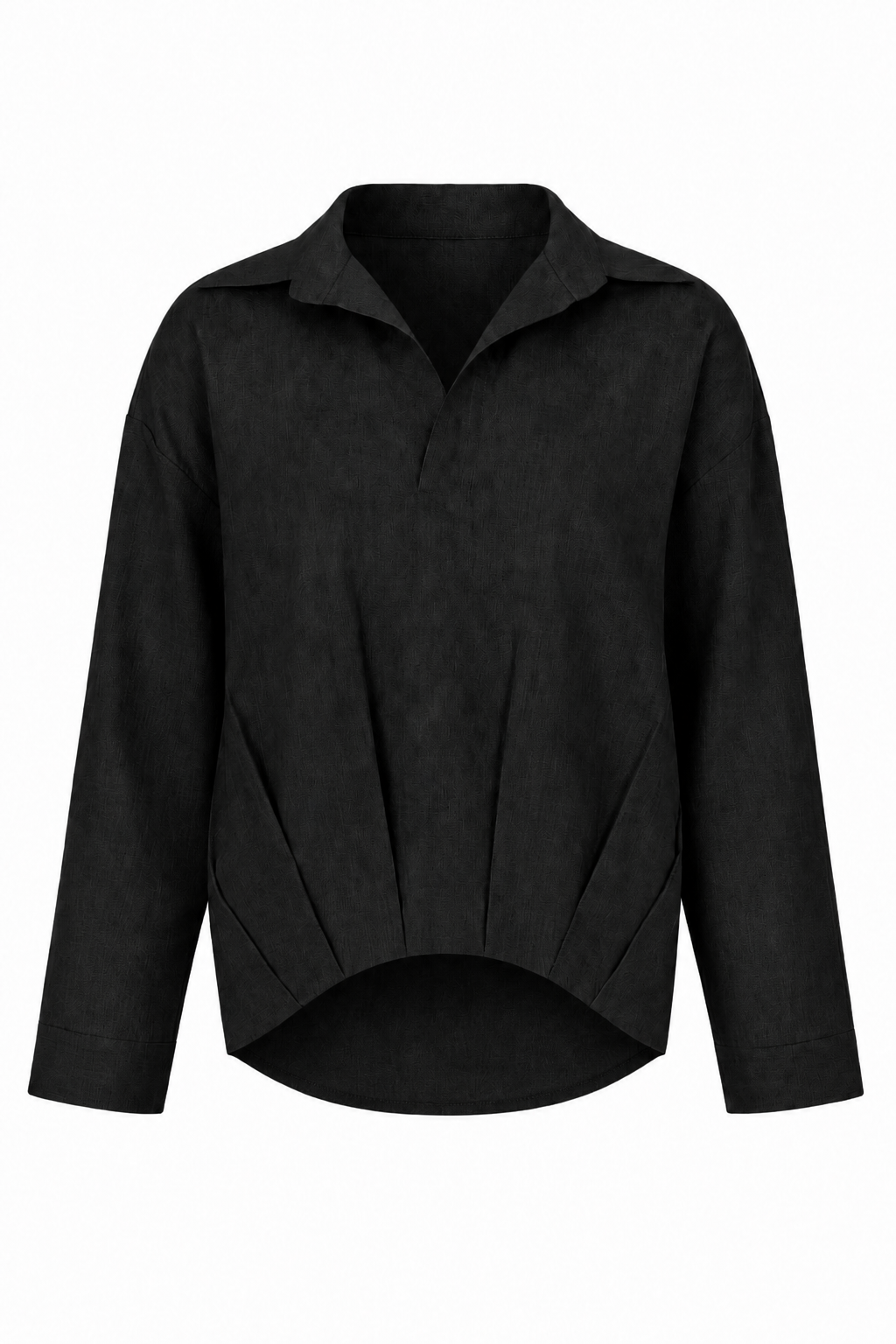 Linen Lina Shirt - Black