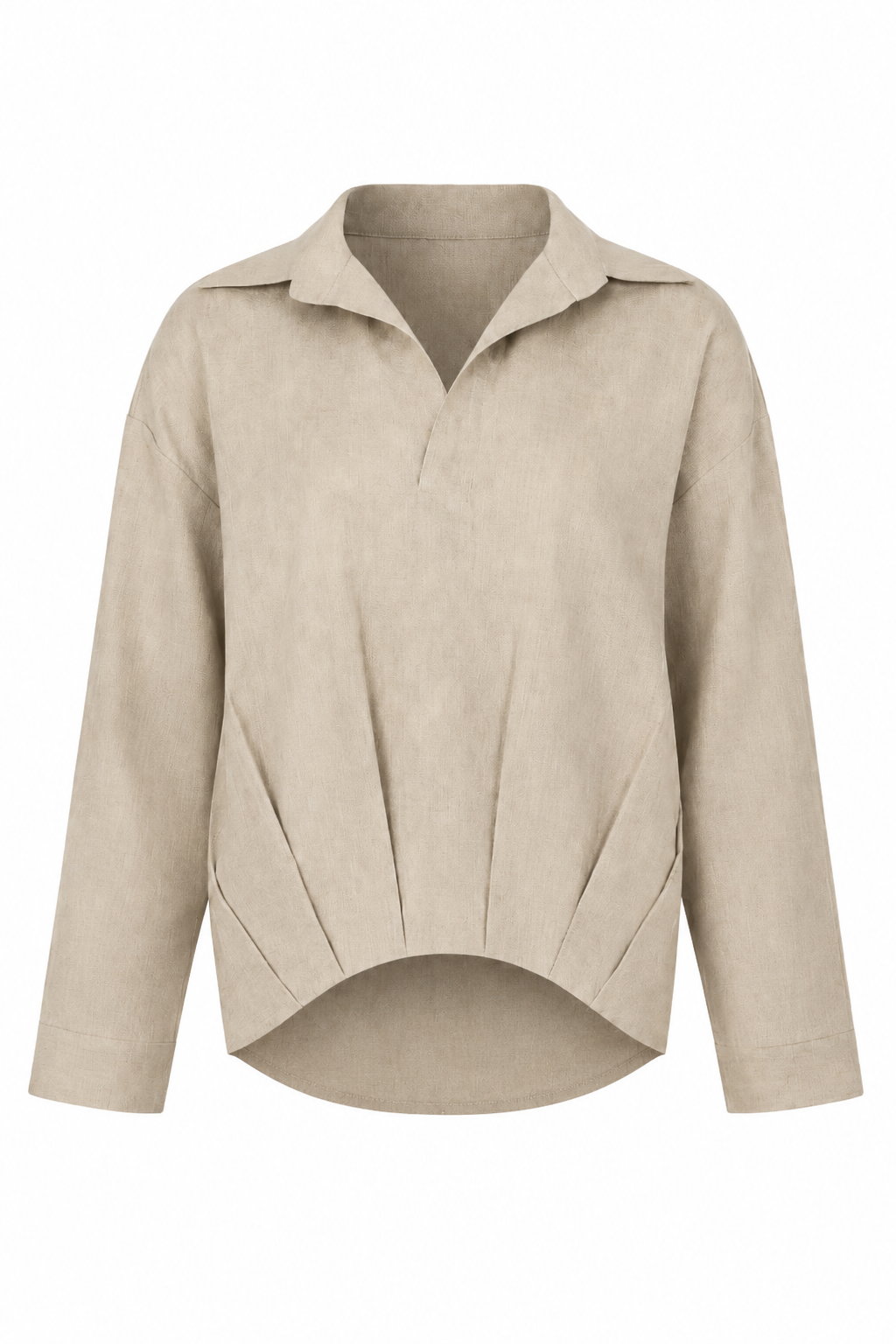 Linen Lina Shirt - Fawn