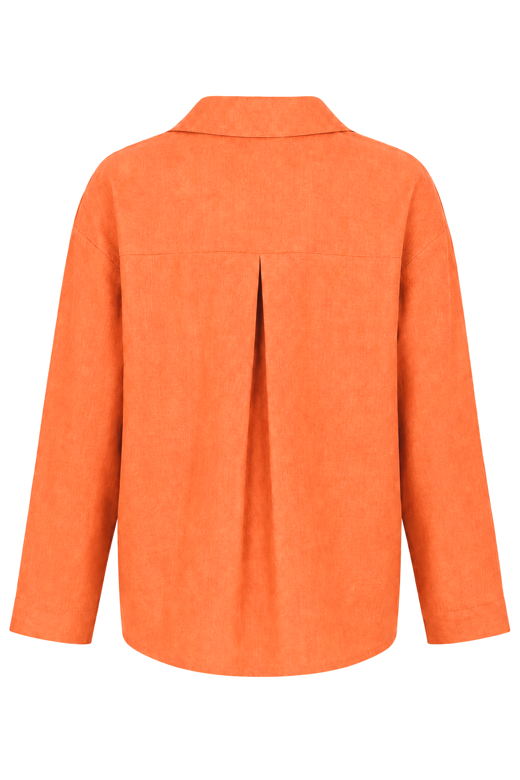 Linen Lina Shirt - Orange