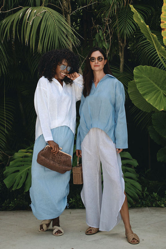 Linen Lina Shirt - Chambray