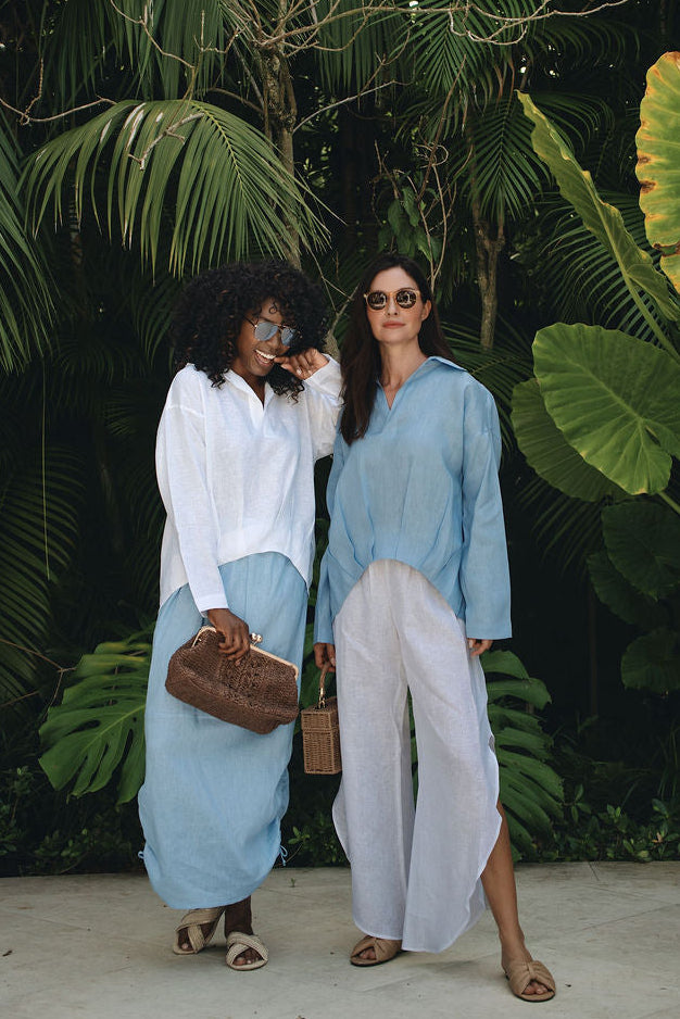 Linen Lina Shirt - Chambray