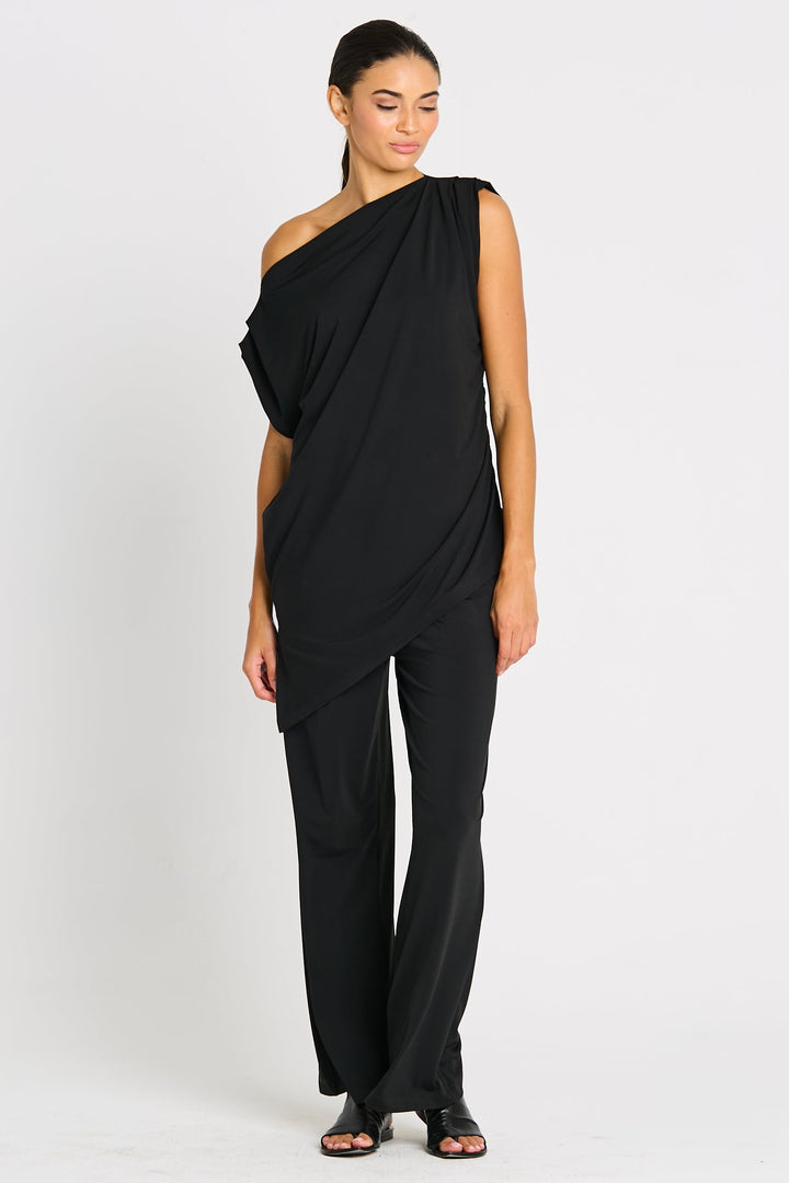 Matte Jersey Ruched Top