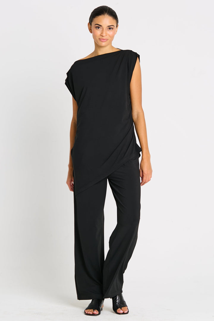 Matte Jersey Ruched Top