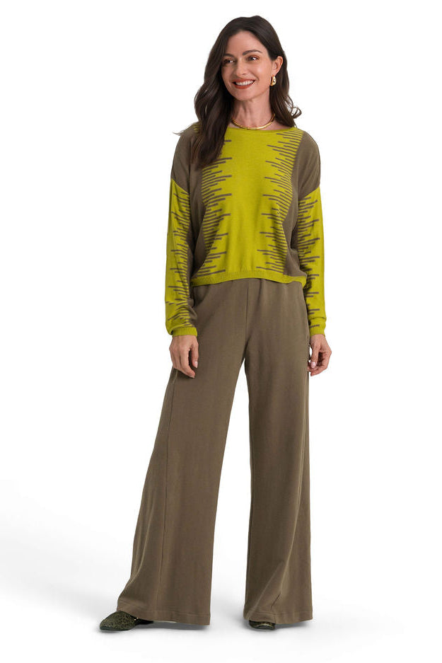 French Terry Side Tab Pants - Turtle