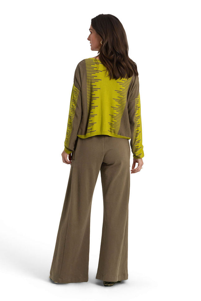 French Terry Side Tab Pants - Turtle