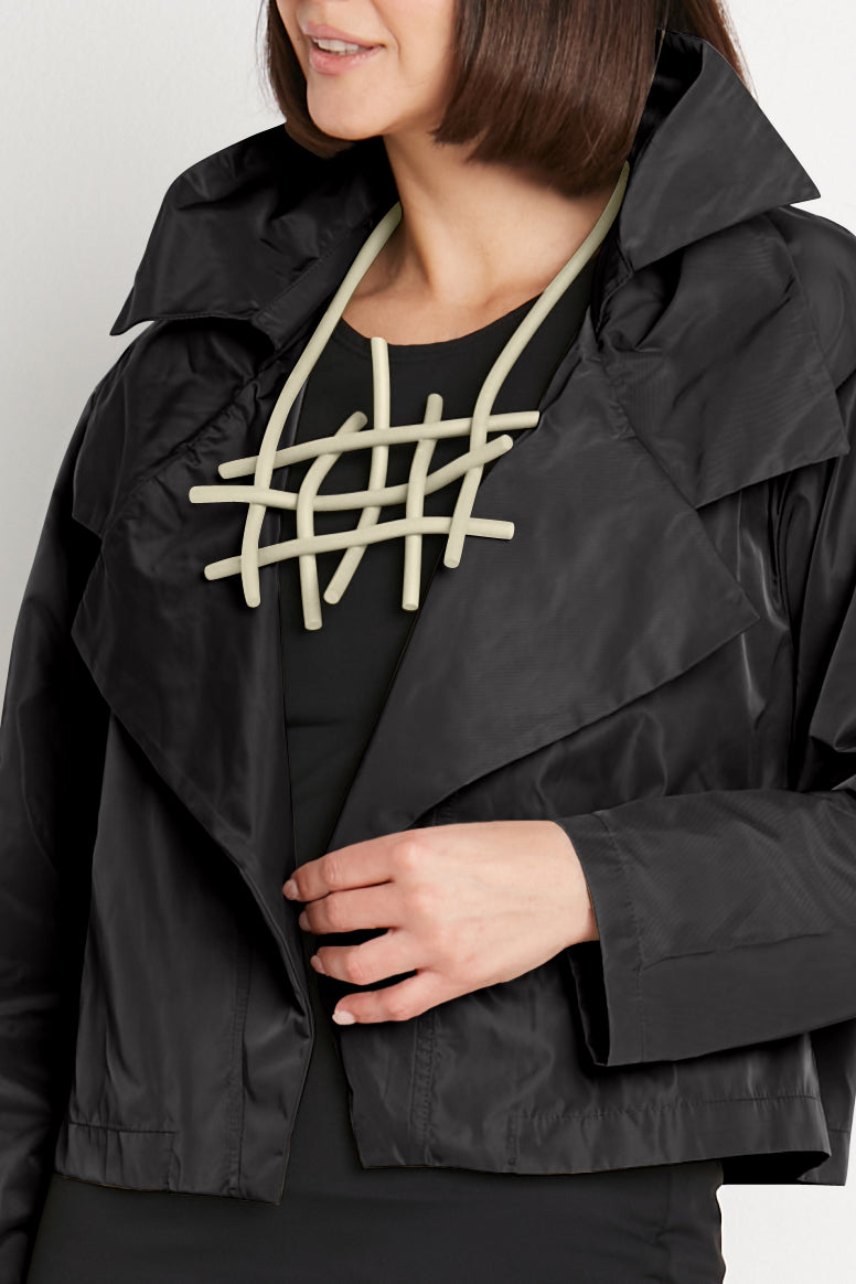 HashTag Necklace - Neoprene Ecru