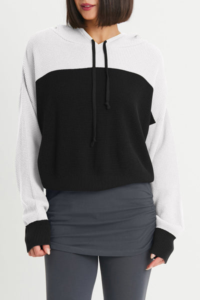 Cotton Waffle Hoodie