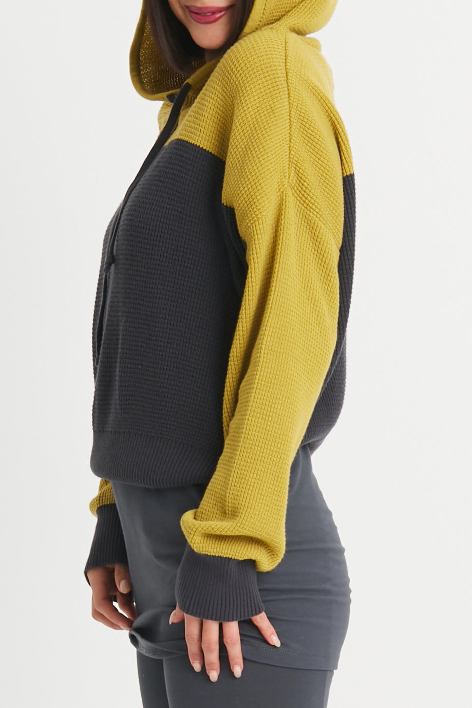 Cotton Waffle Hoodie
