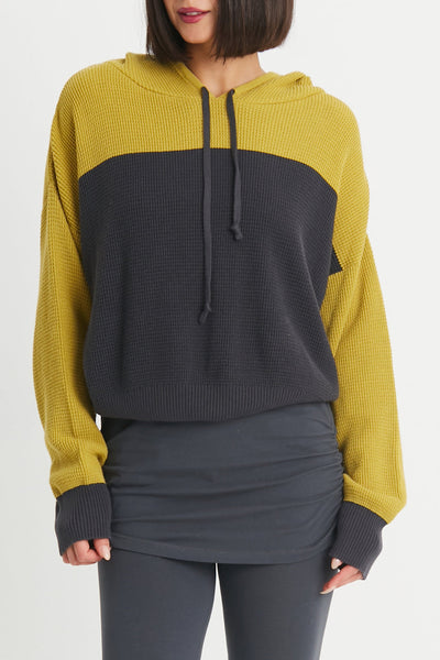 Cotton Waffle Hoodie