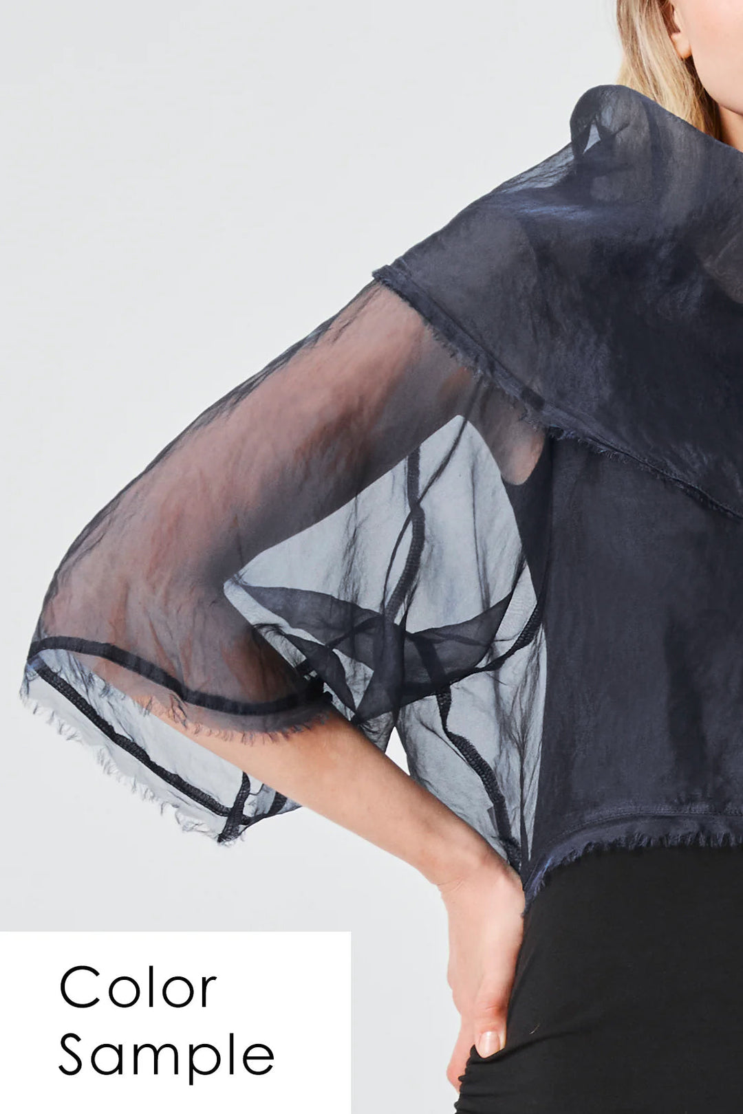 Organza Drawstring Jacket - Lava