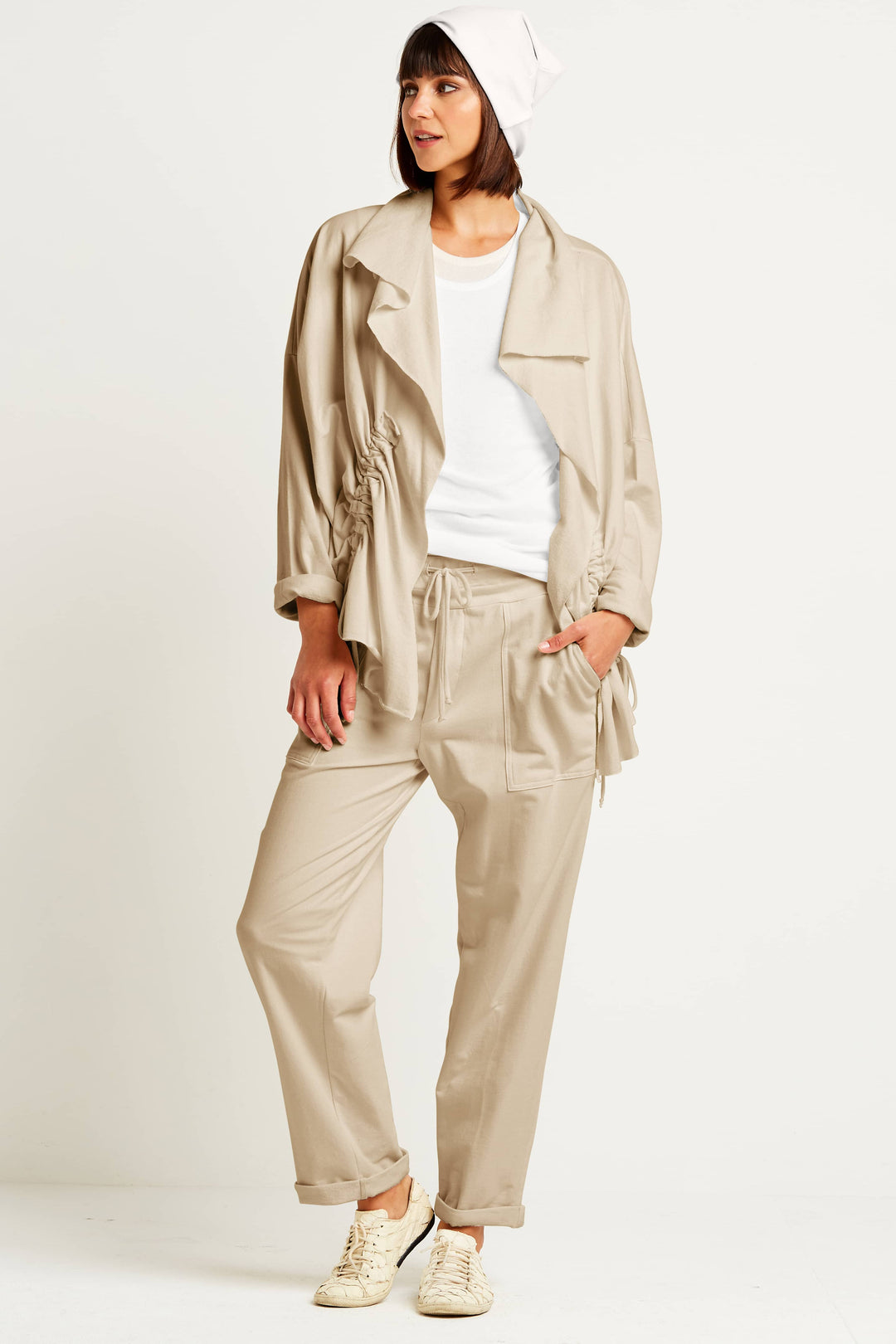 French Terry Drawstring Jacket