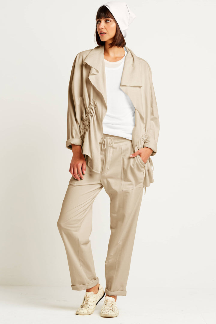 French Terry Drawstring Jacket