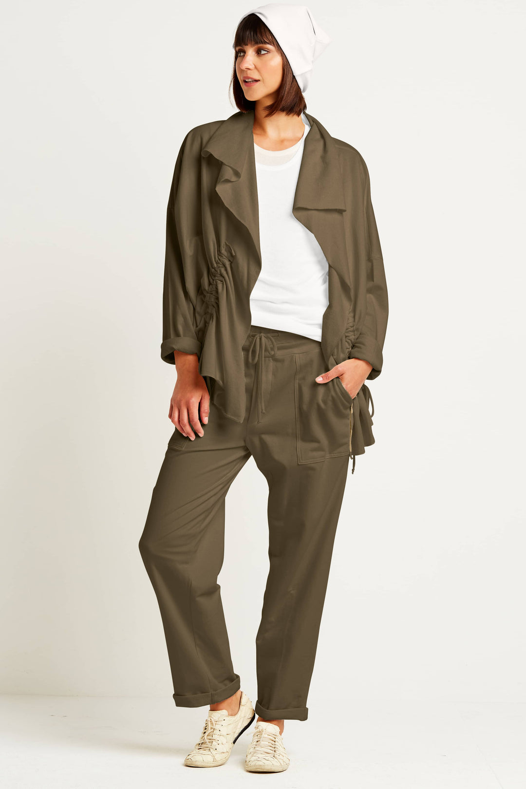 French Terry Drawstring Jacket