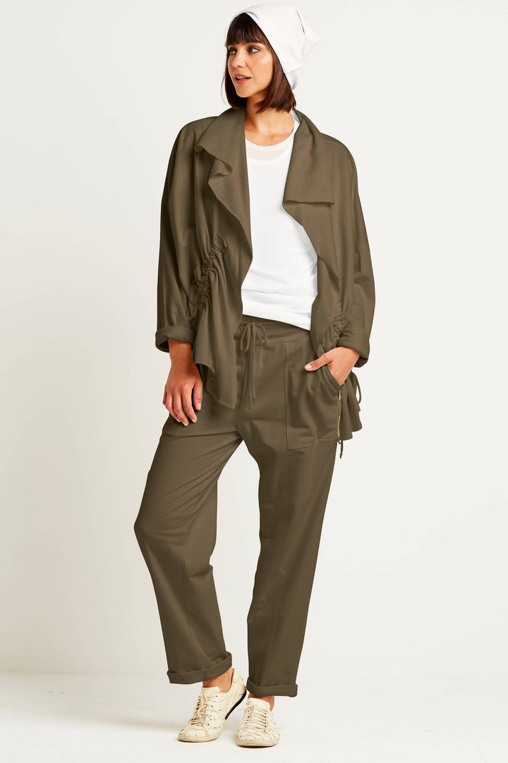 French Terry Drawstring Jacket