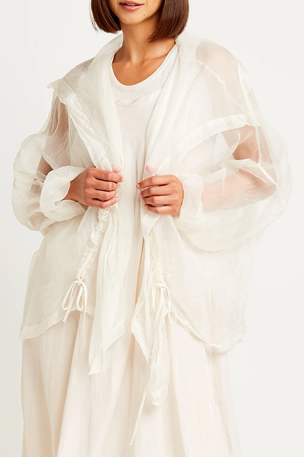 Organza Drawstring Jacket