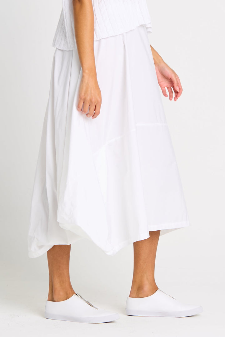 Nylon Signature Architectural Skirt