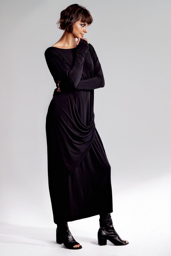 Matte Jersey Wrap Dress