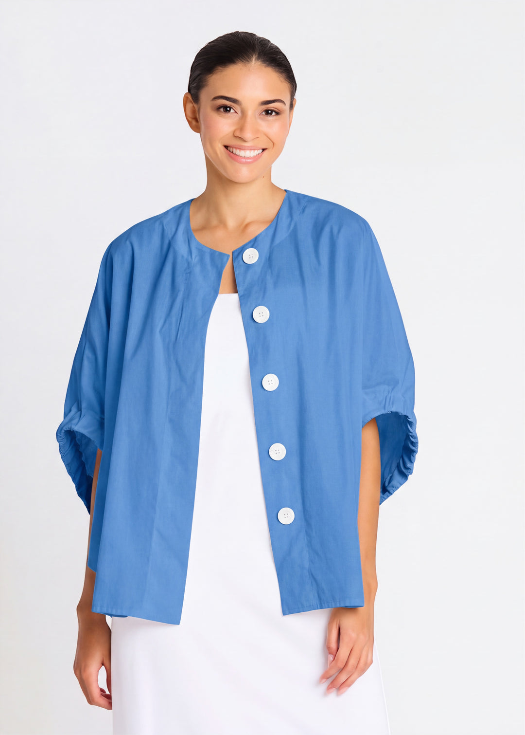Women's Nylon Ms. Maisel Jacket in Marina by PLANET