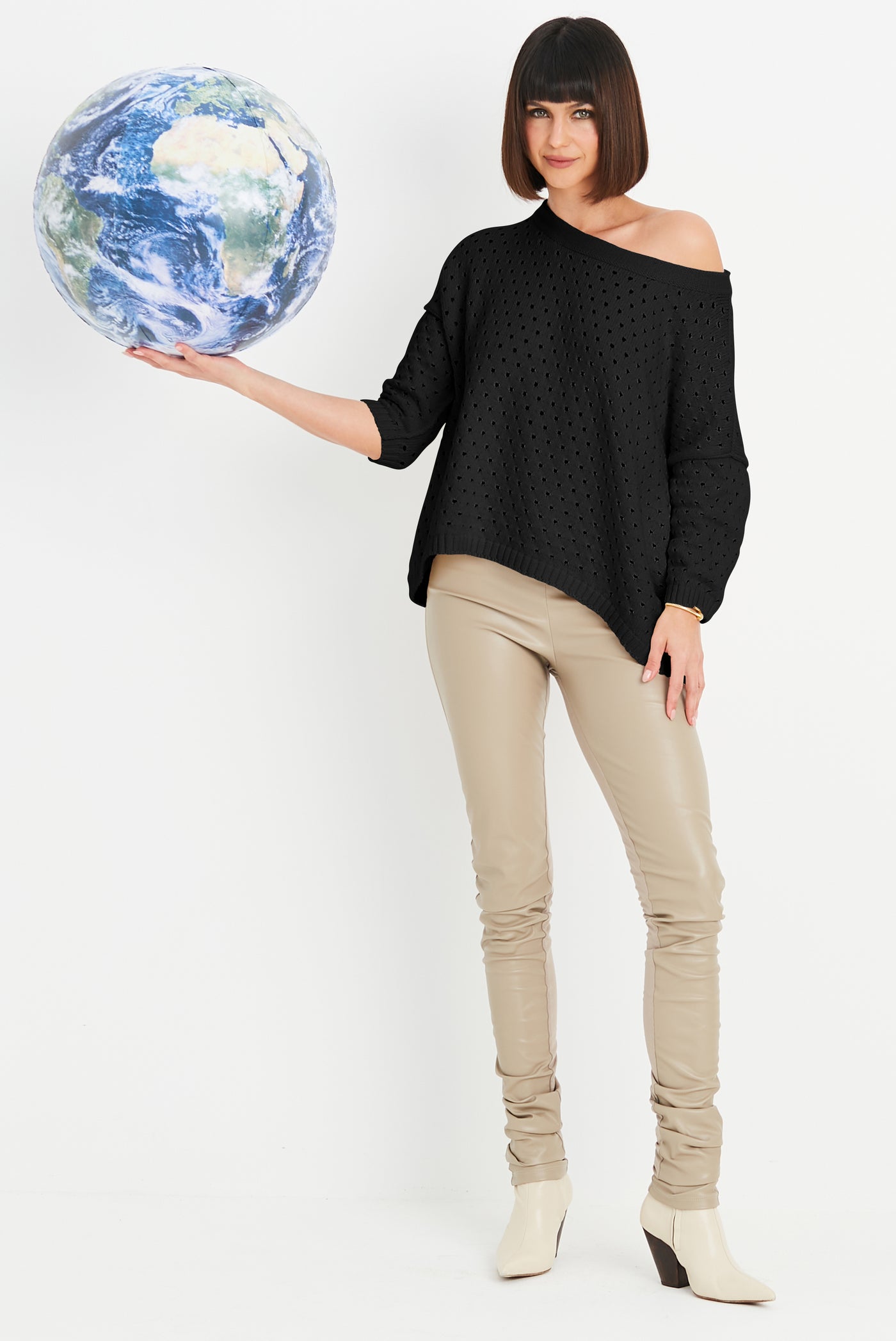 Pima Cotton Nantucket Boatneck Knit