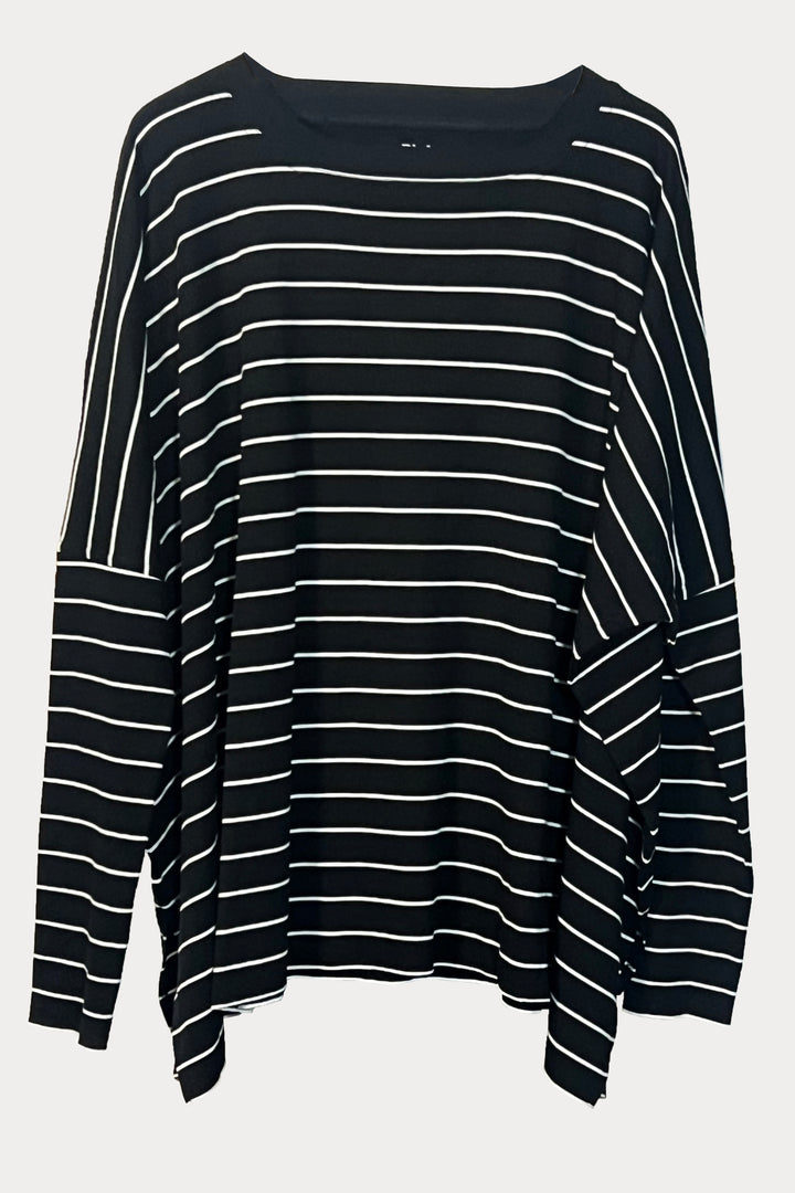 Pima Cotton Striped Swing Tee