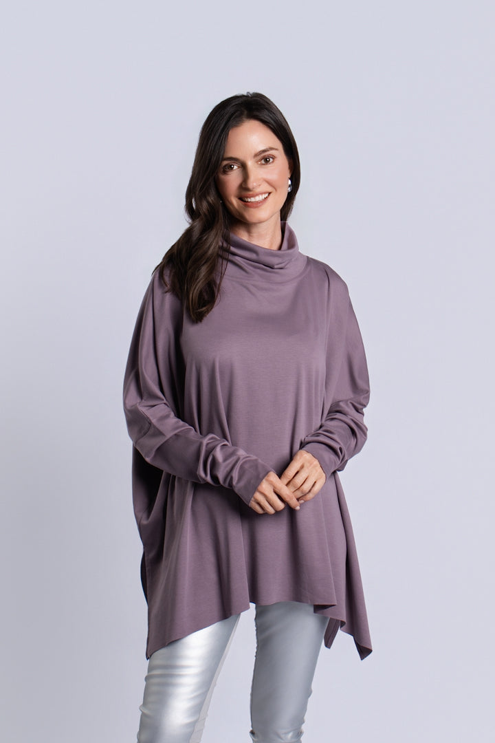 Pima Cotton Swing Turtle Tee - Amethyst