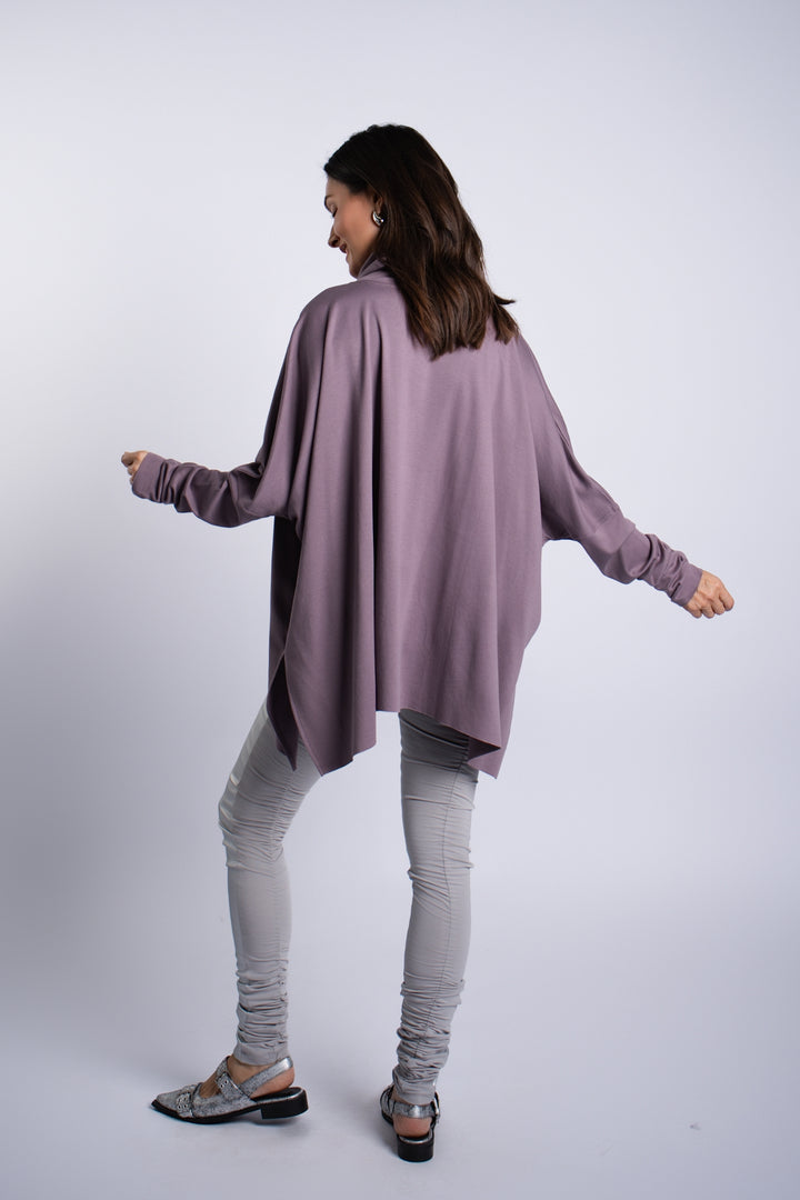 Pima Cotton Swing Turtle Tee - Amethyst
