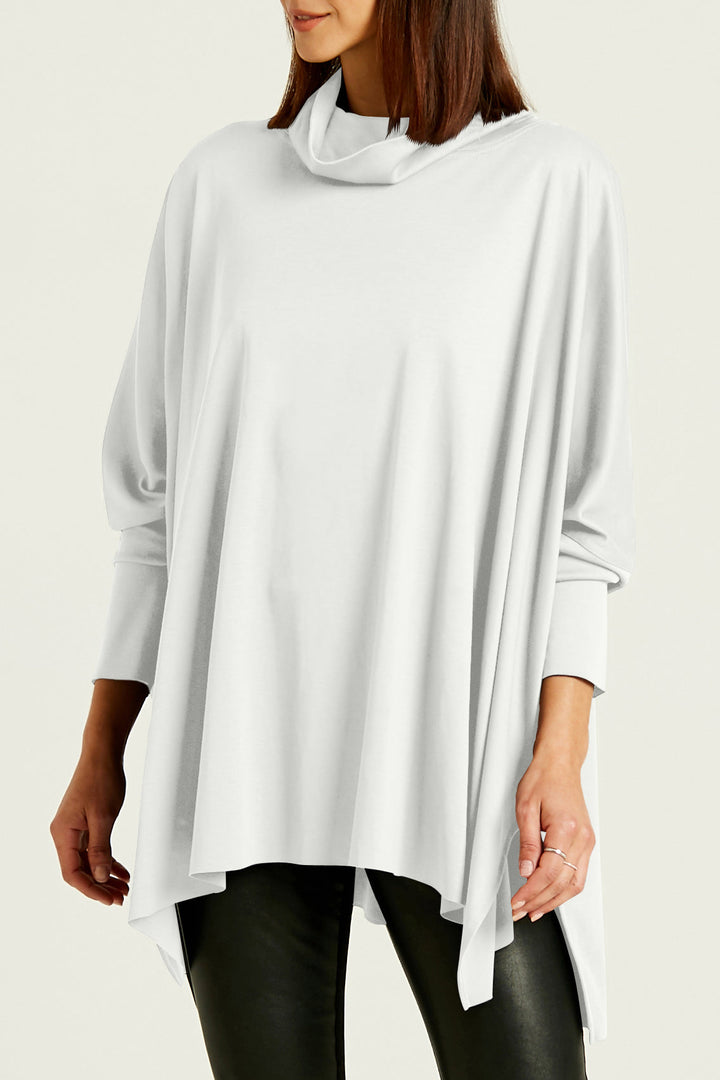 Pima Cotton Swing Turtle Tee - White