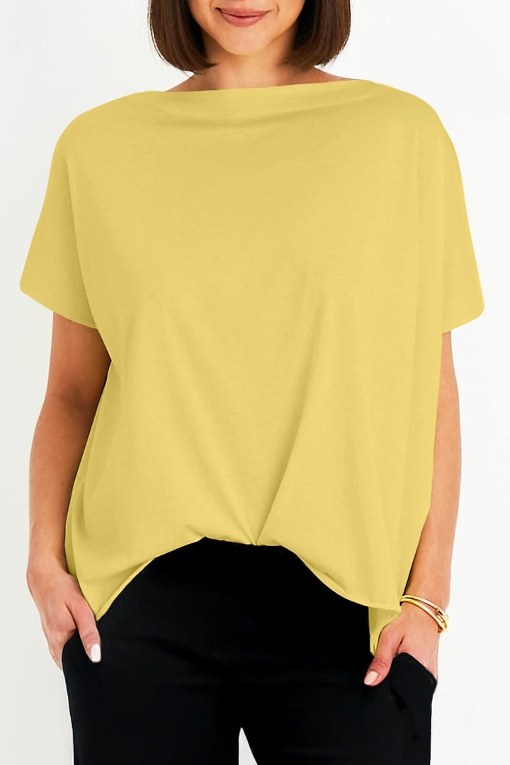 Pima Cotton Butterfly T-Shirt - Chartreuse
