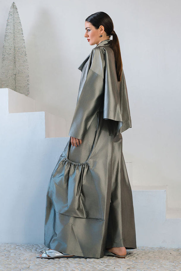 Holiday Dupioni Silk Big Pocket Pants