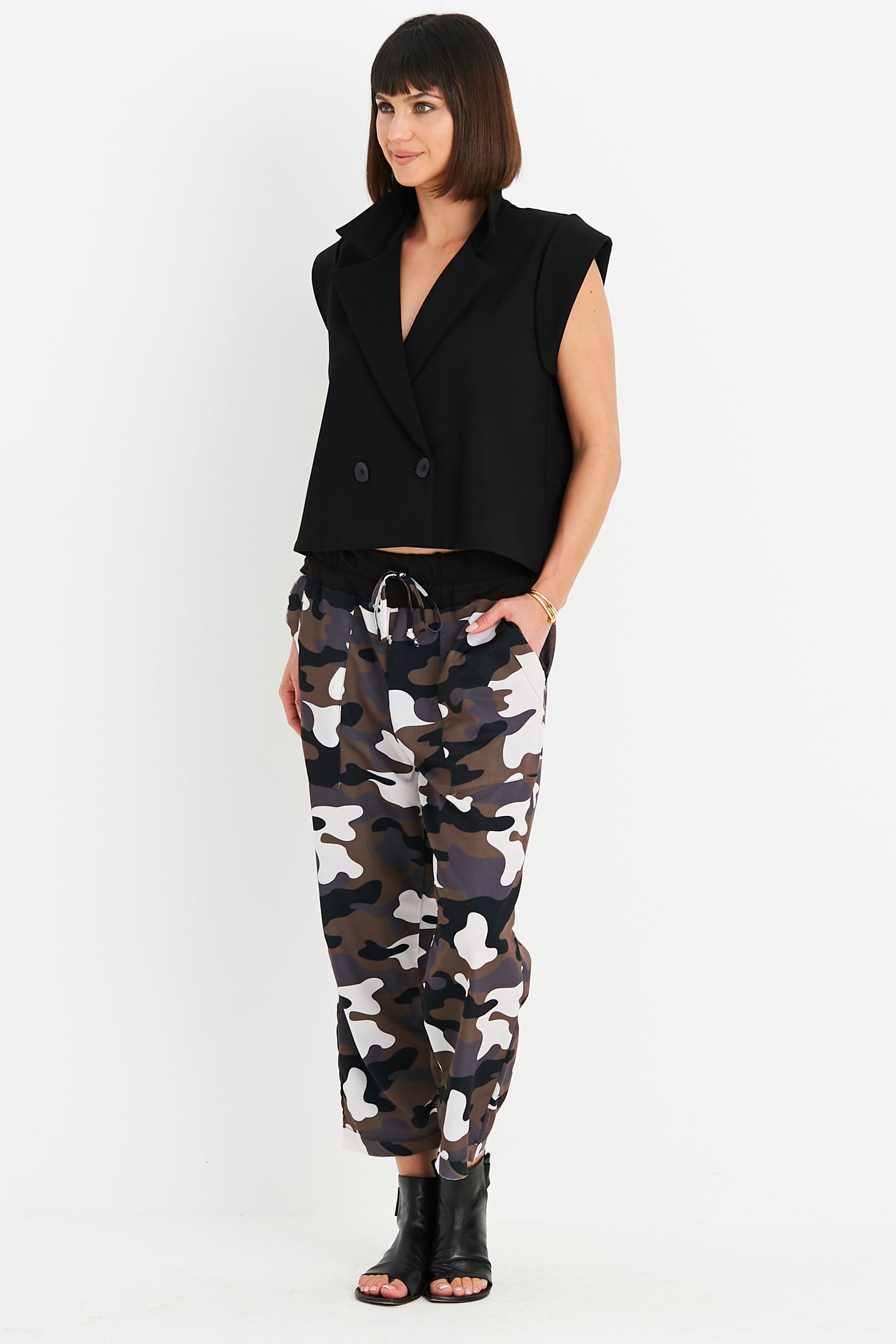 Scuba Boxy Blazer Vest