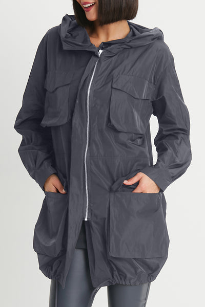 Nylon Cargo Jacket