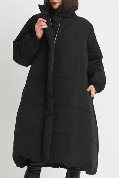 Nylon Puffer Coat