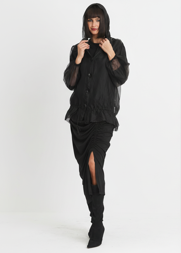 Organza Gathered Jacket