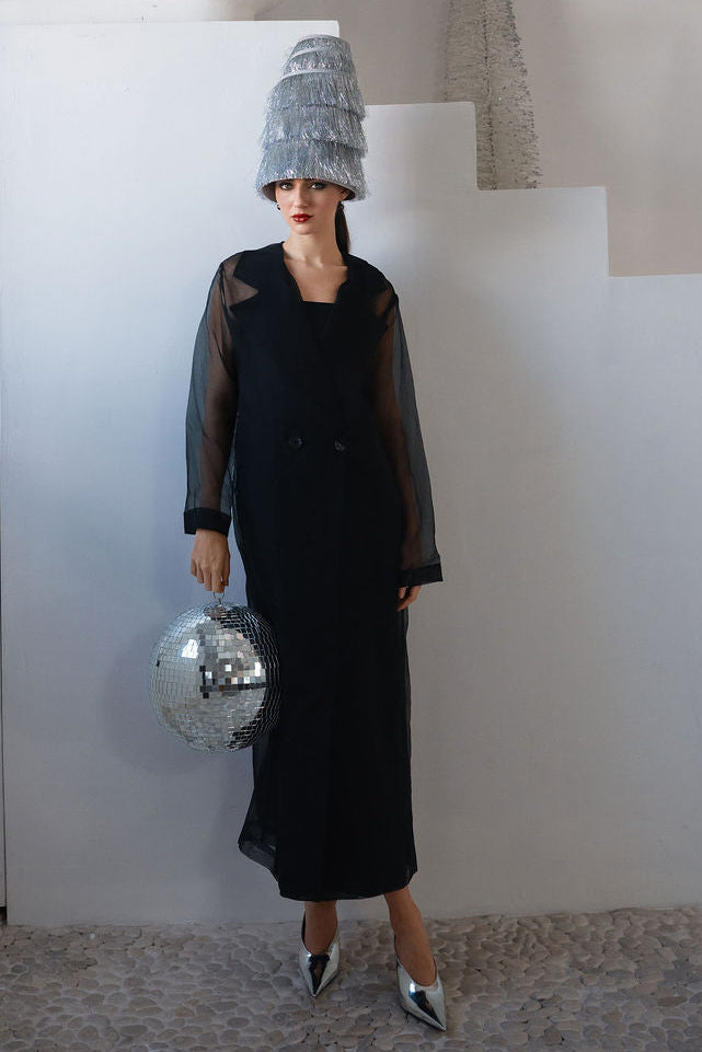 Holiday Organza Trench Coat