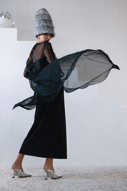 Holiday Organza Trench Coat