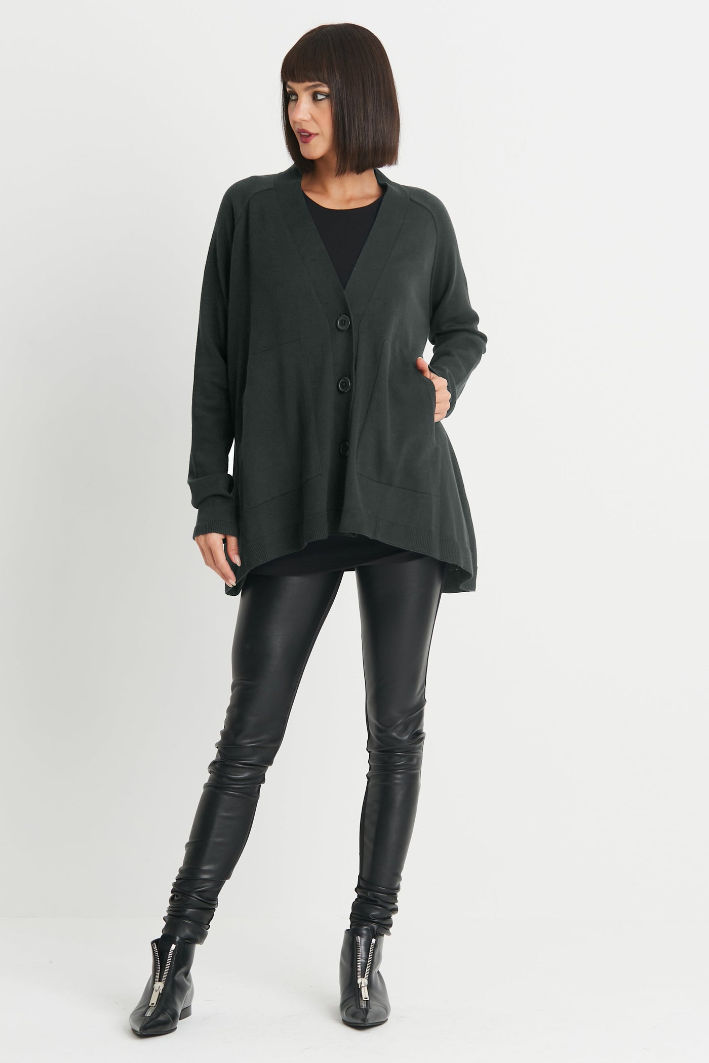 Pima Cotton Varsity Cardigan