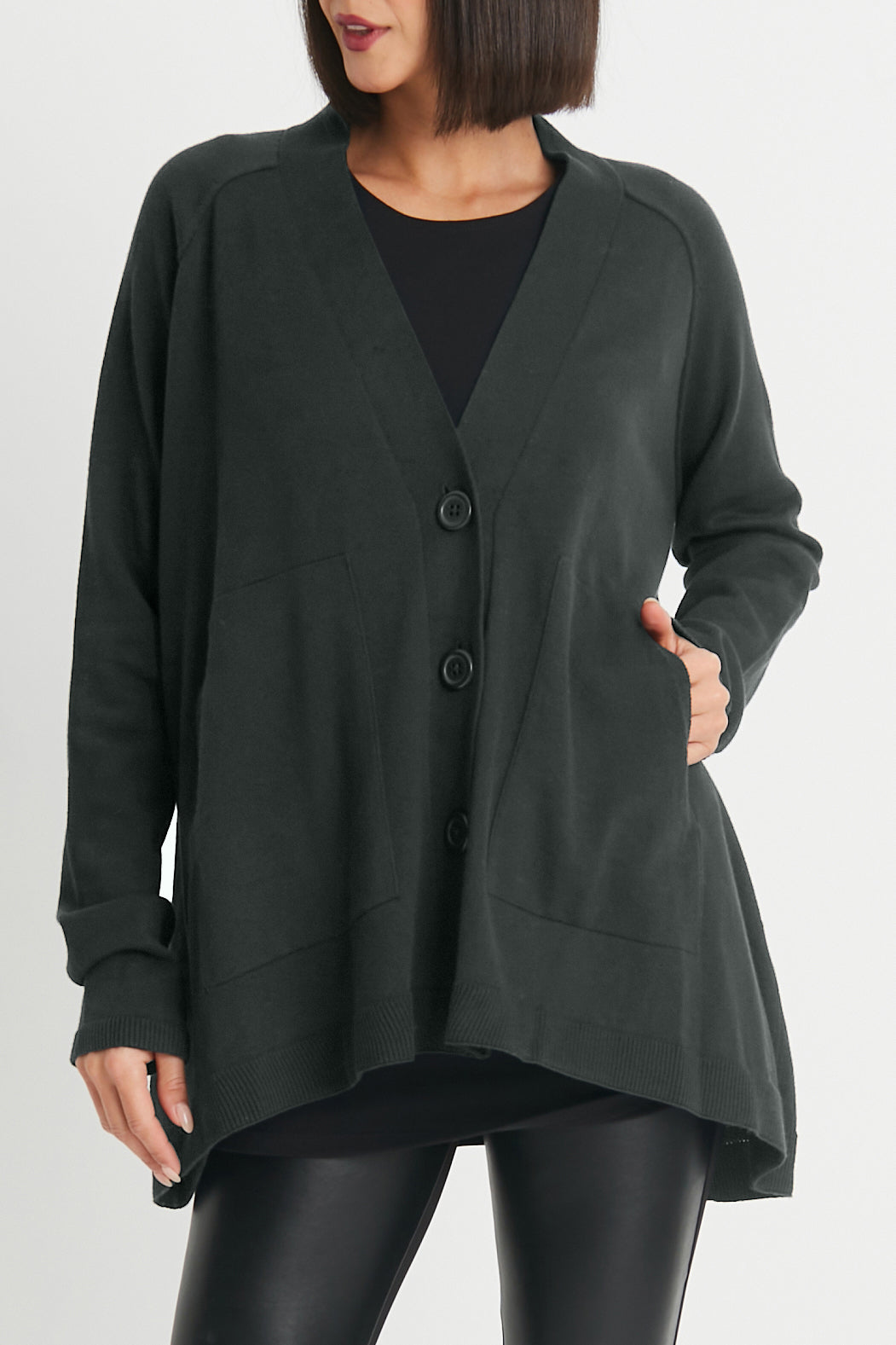 Pima Cotton Varsity Cardigan