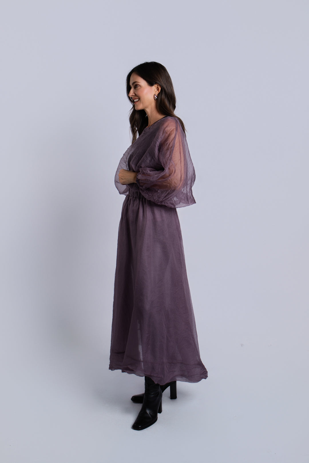 Organza Bubble Skirt - Amethyst