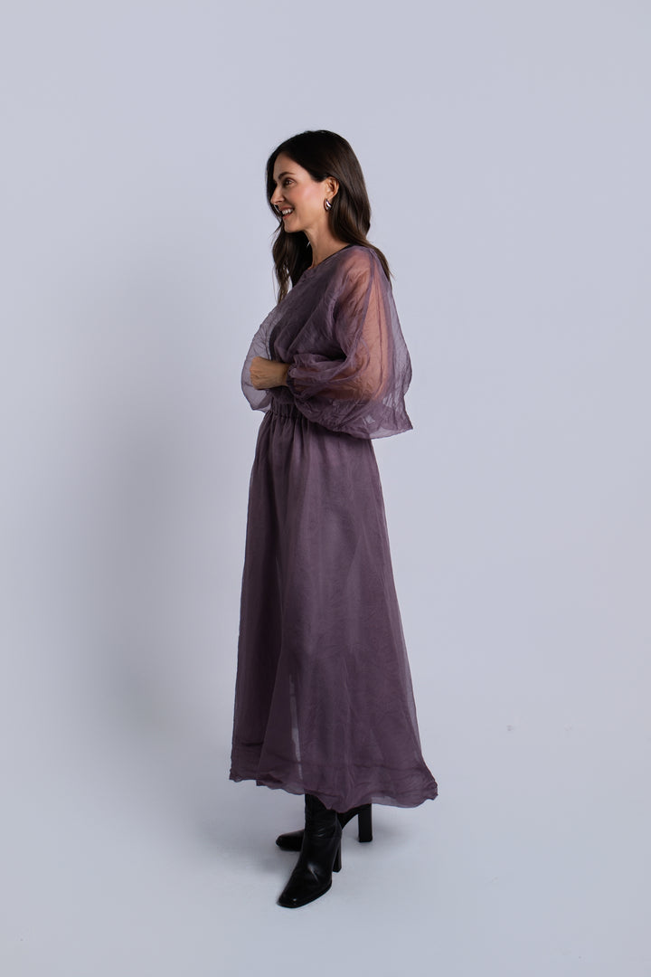 Organza Bubble Skirt - Amethyst