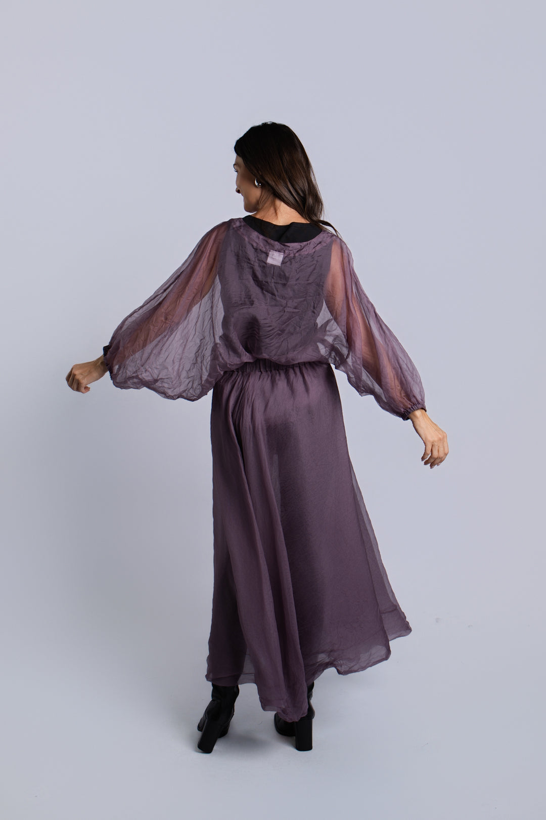 Organza Bubble Skirt - Amethyst