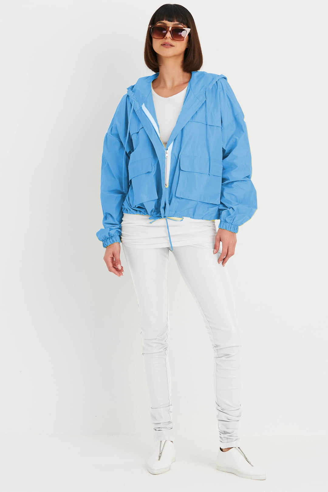 Nylon Cargo Drawstring Jacket